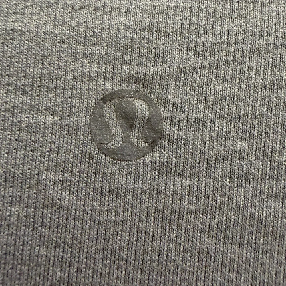 Lululemon Swiftly Tech Short Sleeve Crew Grey Floral Jacquard Shirt Size 12